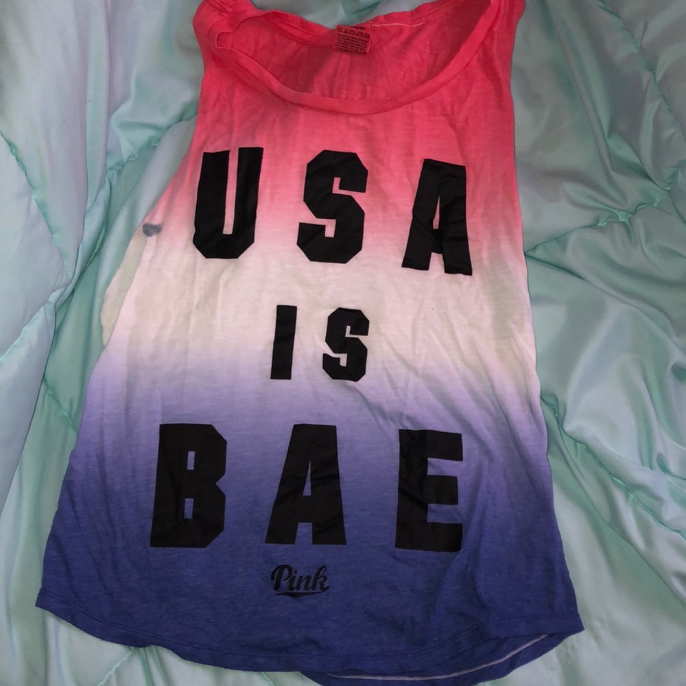 PINK USA is bae tank top